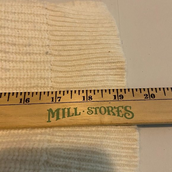 Madewell Boatneck Button Shoulder Sweater Womens XS Ivory Wool Blend PILLING - Picture 8 of 9